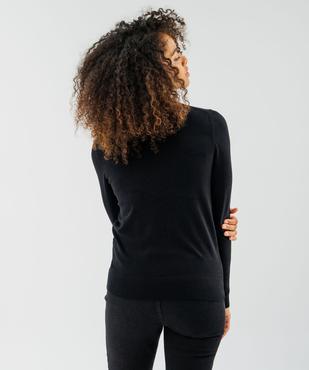 Pull à col roulée en maille fine femme vue3 - GEMO 4G FEMME - GEMO