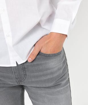 Jean homme skinny taille haute en coton stretch vue2 - GEMO 4G HOMME - GEMO