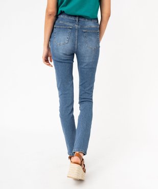 Jean taille haute femme – Longueur L30 vue3 - GEMO 4G FEMME - GEMO