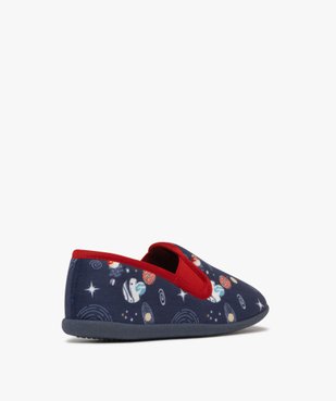 Chaussons garçon pantoufles à motif spatial vue4 - GEMO 4G GARCON - GEMO