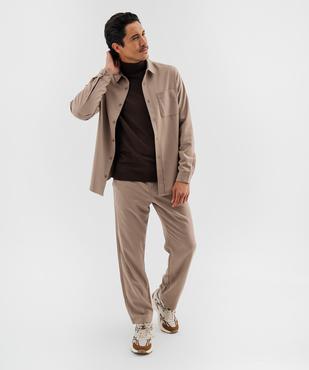 Pantalon droit fluide homme vue4 - GEMO (HOMME) - GEMO