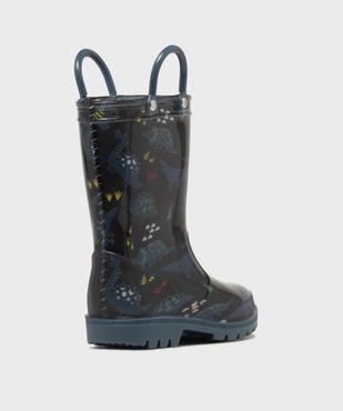 Bottes de pluie à motifs dinosaures à anses garçon - 5 Miles vue4 - 5 MILES - GEMO
