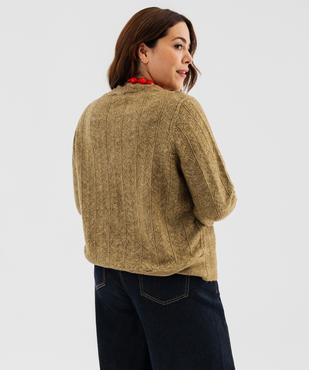 Pull col tunisien femme grande taille vue3 - GEMO 4G GT - GEMO