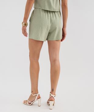 Short ample en viscose fluide femme vue3 - GEMO 4G FEMME - GEMO