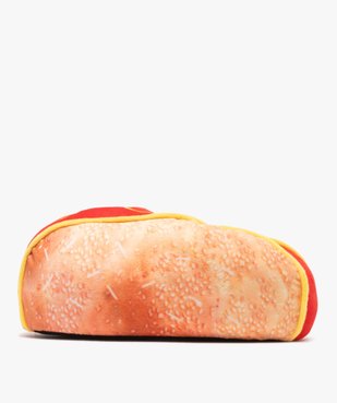 Chaussons 3D forme motif hot-dog homme vue3 - GEMO(HOMWR FEM) - GEMO