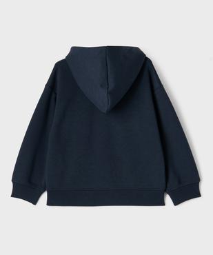 Sweat à capuche en maille piquée garçon - LuluCastagnette vue3 - LULUCASTAGNETTE - GEMO
