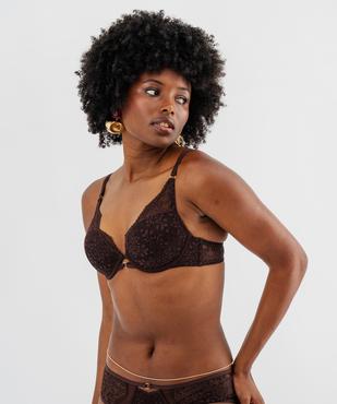 Soutien-gorge push-up en dentelle vue2 - GEMO(HOMWR FEM) - GEMO