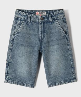 Short en jean coupe skater garçon - Camps United vue1 - CAMPS US - GEMO