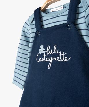 Ensemble body + salopette en molleton bébé garçon - LuluCastagnette vue2 - LULUCASTAGNETTE - GEMO