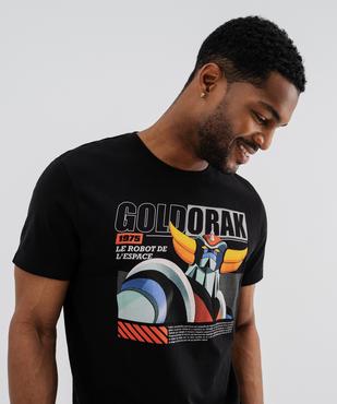 Tee-shirt manches courtes en jersey de coton imprimé homme - Goldorak vue2 - GOLDORAK - GEMO
