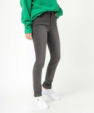Jean femme coupe Slim taille haute vue6 - GEMO 4G FEMME - GEMO