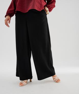 Pantalon de tailleur ample et extensible femme grande taille vue1 - GEMO (G TAILLE) - GEMO