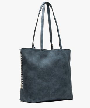 Sac cabas femme en textile multicolore vue3 - GEMO (ACCESS) - GEMO