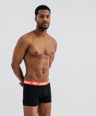 Boxers en coton stretch homme (lot de 3) - Umbro vue3 - UMBRO - GEMO