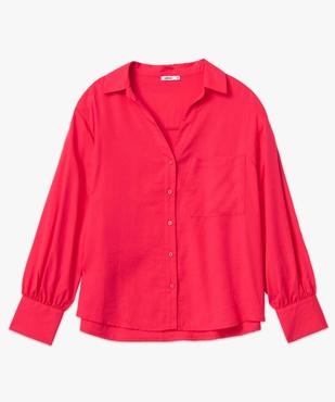Chemise femme ample à manches longues vue4 - GEMO 4G FEMME - GEMO