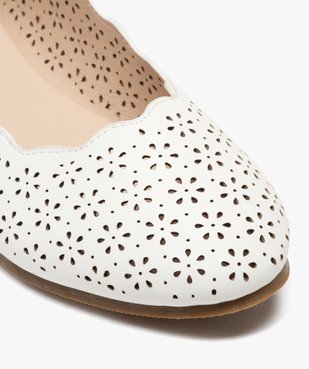 Ballerines à motifs ajourés et col ondulé femme - Valentina Baldano vue7 - VALENTINA BALDA - GEMO
