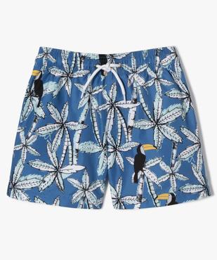 Short de bain garçon avec motifs palmiers vue1 - GEMO (ENFANT) - GEMO