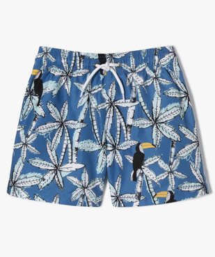 Short de bain garçon avec motifs palmiers vue2 - GEMO (ENFANT) - GEMO