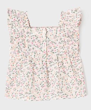 Blouse sans manches à volants coupe ample fille vue3 - GEMO 4G FILLE - GEMO