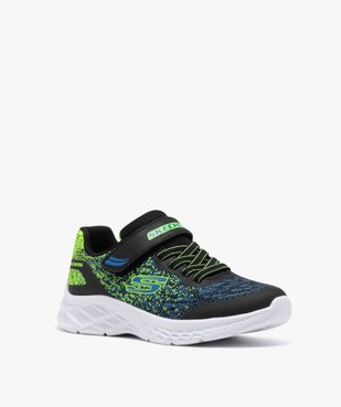 Baskets garçons running à reliefs colorés - Skechers vue2 - SKECHERS - GEMO
