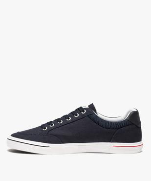 Baskets homme en toile unie à lacets – US Polo Assn vue4 - US POLO - GEMO