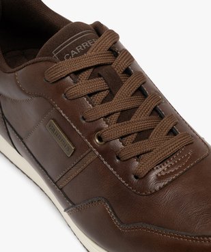 Baskets de ville à lacets aspect cuir homme - Carrera vue7 - CARRERA - GEMO