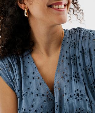 Robe de plage en broderie anglaise femme vue2 - GEMO (PLAGE) - GEMO