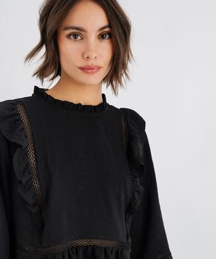 Blouse fluide à volants femme vue2 - GEMO(FEMME PAP) - GEMO