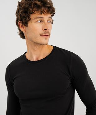 Tee-shirt chaud à manches longues et col rond homme vue3 - GEMO(HOMWR HOM) - GEMO