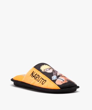Chaussons homme imprimés et moelleux en velours - Naruto vue3 - NARUTO - GEMO