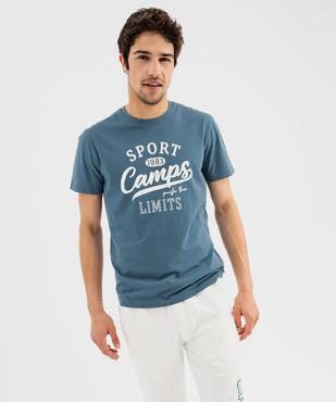 Tee-shirt manches courtes imprimé en relief homme - Camps United vue1 - CAMPS - GEMO