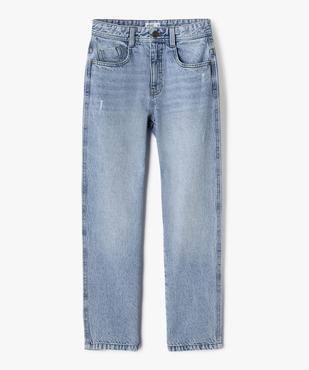 Jean loose aspect usé avec taille ajustable garçon vue3 - GEMO 4G GARCON - GEMO