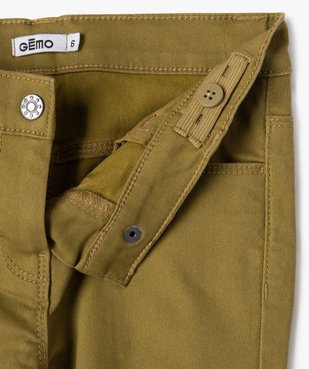 Pantalon stretch coupe Slim fille vue2 - GEMO 4G FILLE - GEMO