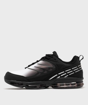 Baskets bicolore à lacets homme - Airness vue3 - AIRNESS - GEMO