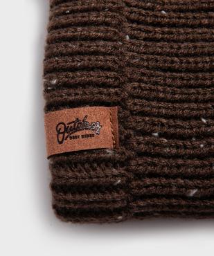 Echarpe tour de cou en maille chinée doublée sherpa garçon vue2 - GEMO (ENFANT) - GEMO