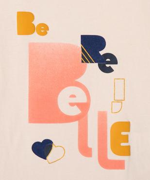 Tee-shirt fille à manches longues imprimé vue2 - GEMO (ENFANT) - GEMO
