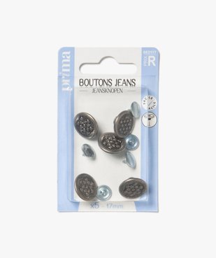 Boutons de jeans en métal vue4 - PRIMA - GEMO