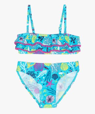 Maillot de bain fille avec motifs marins vue1 - GEMO (ENFANT) - GEMO