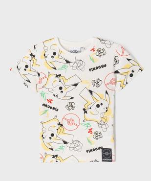 Tee-shirt manches courtes imprimé all over garçon - Pokémon vue1 - POKEMON - GEMO