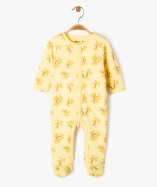 Pyjama dors-bien fermeture devant avec motifs palmiers bébé vue1 - GEMO 4G BEBE - GEMO