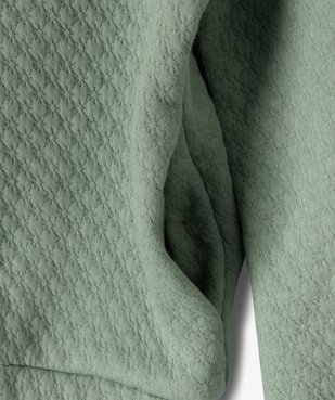 Sweat zippé en maille fantaisie fille vue2 - GEMO (ENFANT) - GEMO