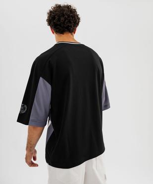 Tee-shirt de sport à manches courtes en mesh homme vue3 - GEMO (HOMME) - GEMO