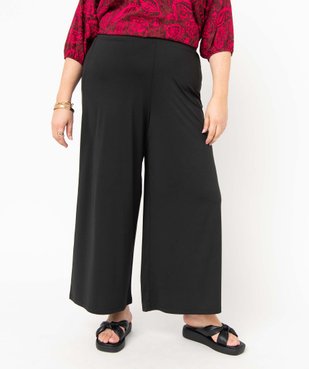 Pantalon femme grande taille ample et fluide vue1 - GEMO (G TAILLE) - GEMO