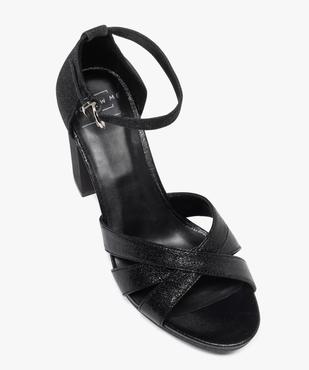 Sandales à talon haut brillantes femme vue5 - FOLLOW ME - GEMO