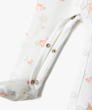 Ensemble de naissance 3 pièces pyjama + body + bavoir vue3 - GEMO 4G BEBE - GEMO
