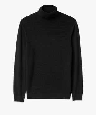 Pull à col roulé en maille fine homme vue8 - GEMO 4G HOMME - GEMO