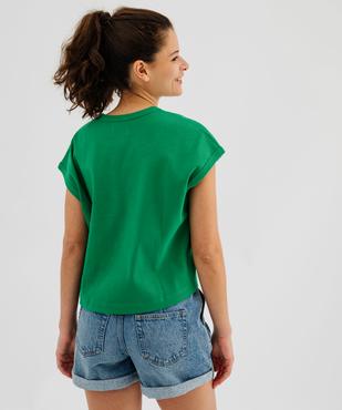 Tee-shirt sans manches en maille côtelée coupe oversize femme vue3 - GEMO 4G FEMME - GEMO