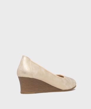 Ballerines irisées à talon compensé femme - Valentina Baldano vue4 - VALENTINA BALDA - GEMO