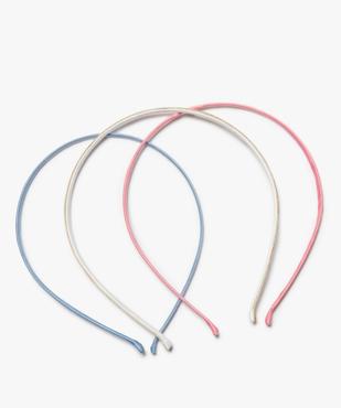Serre-tête fille fins aux coloris assortis (lot de 3) vue2 - GEMO (ACCESS) - GEMO