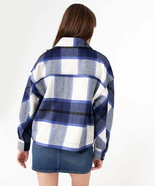 Sur-chemise femme à carreaux - Camps United vue3 - CAMPS UNITED - GEMO